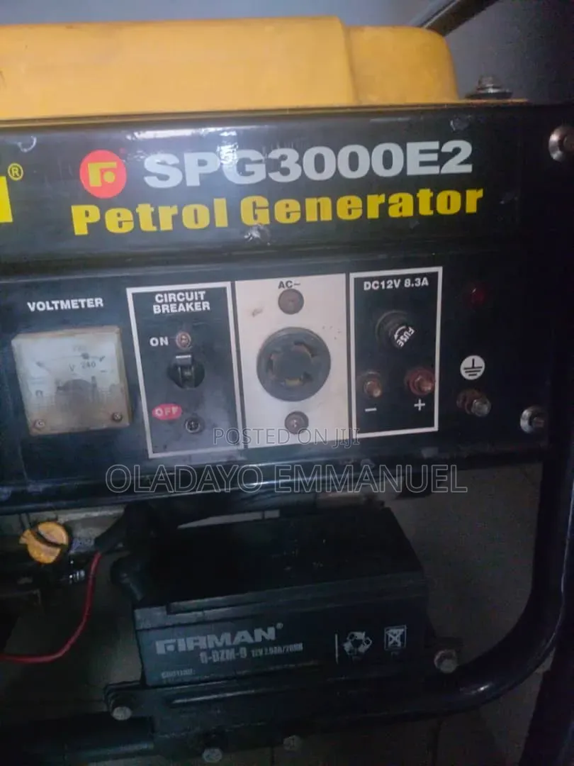 Barely Used Sumec Fireman 2.8kva Generator Fireman