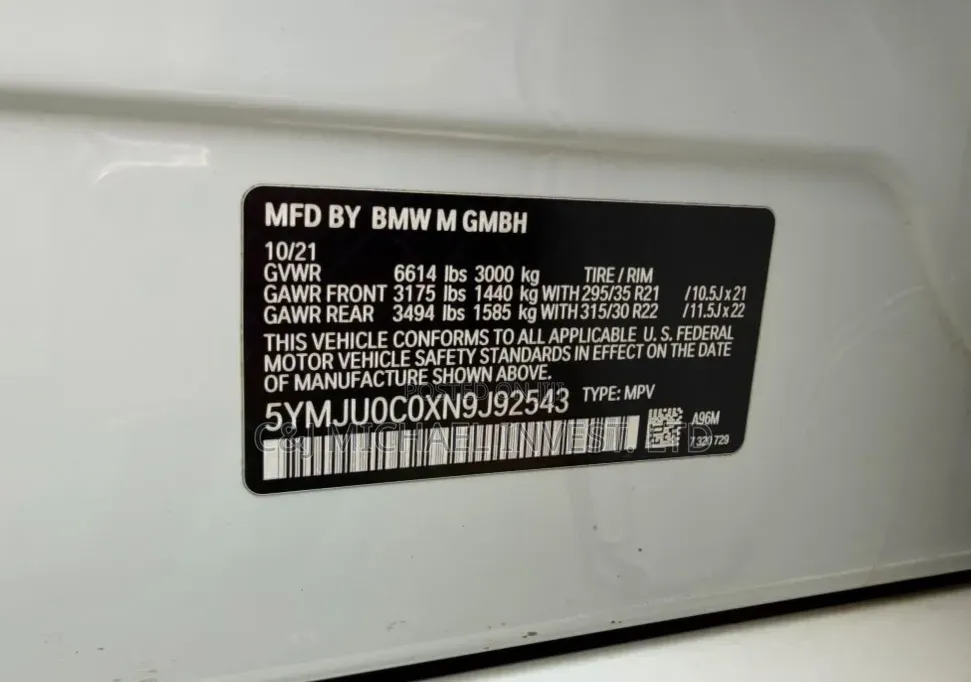 BMW X5 2022 White