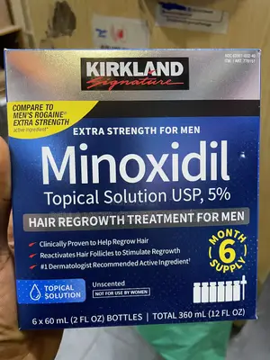 Original Pack of Minoxidil (Hair Growth Solution)(6pcs)