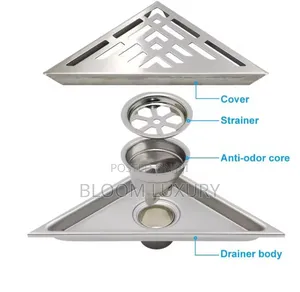 Modern Corner Floor Drain