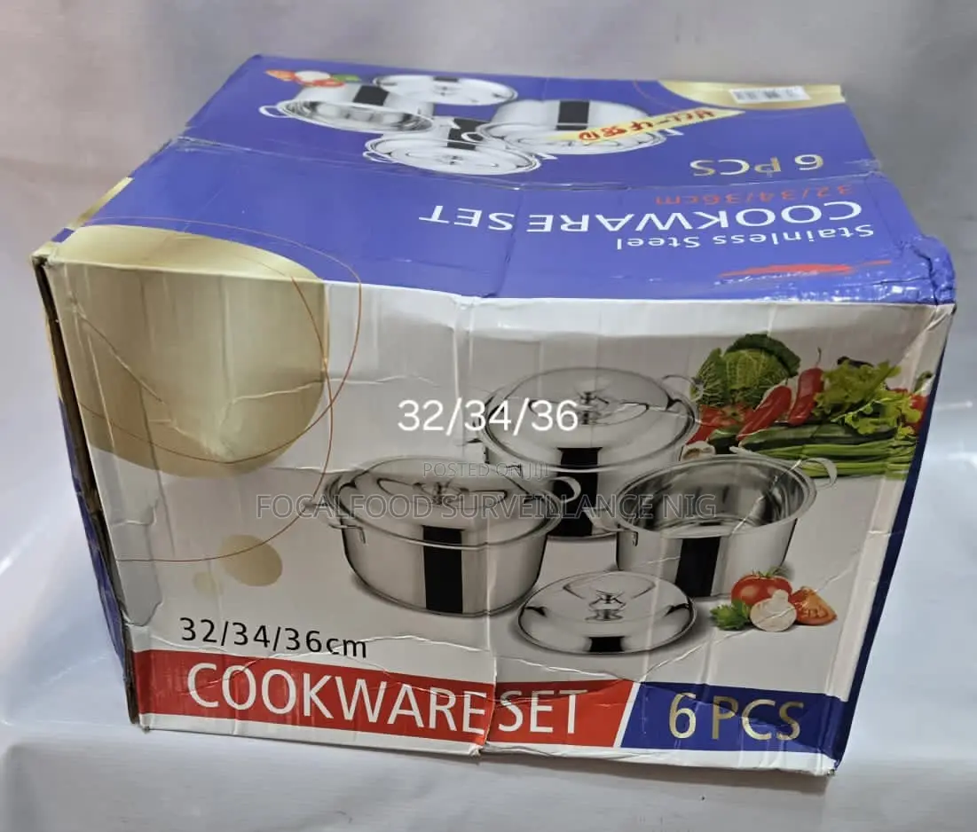 Stainless Steel Cookware Set 6pcs