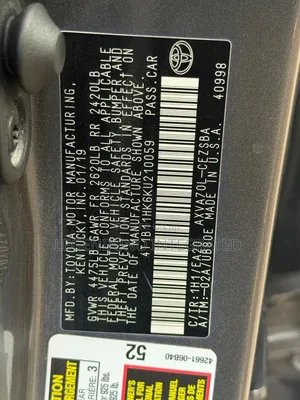 Toyota Camry 2019 Gray