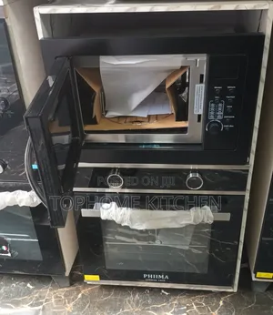 Phiima Built-in Electric and Gas Oven With Microwave 60cm 75l