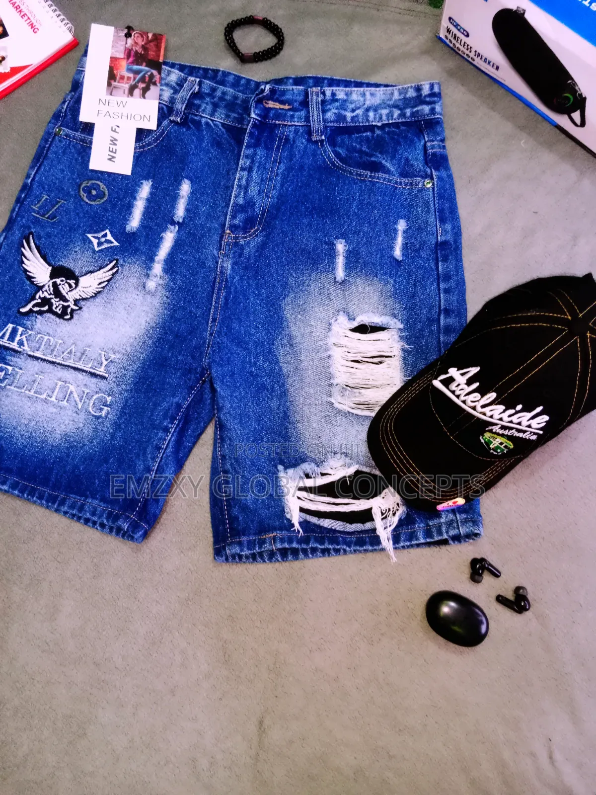 Blue Shorts Denim Jeans