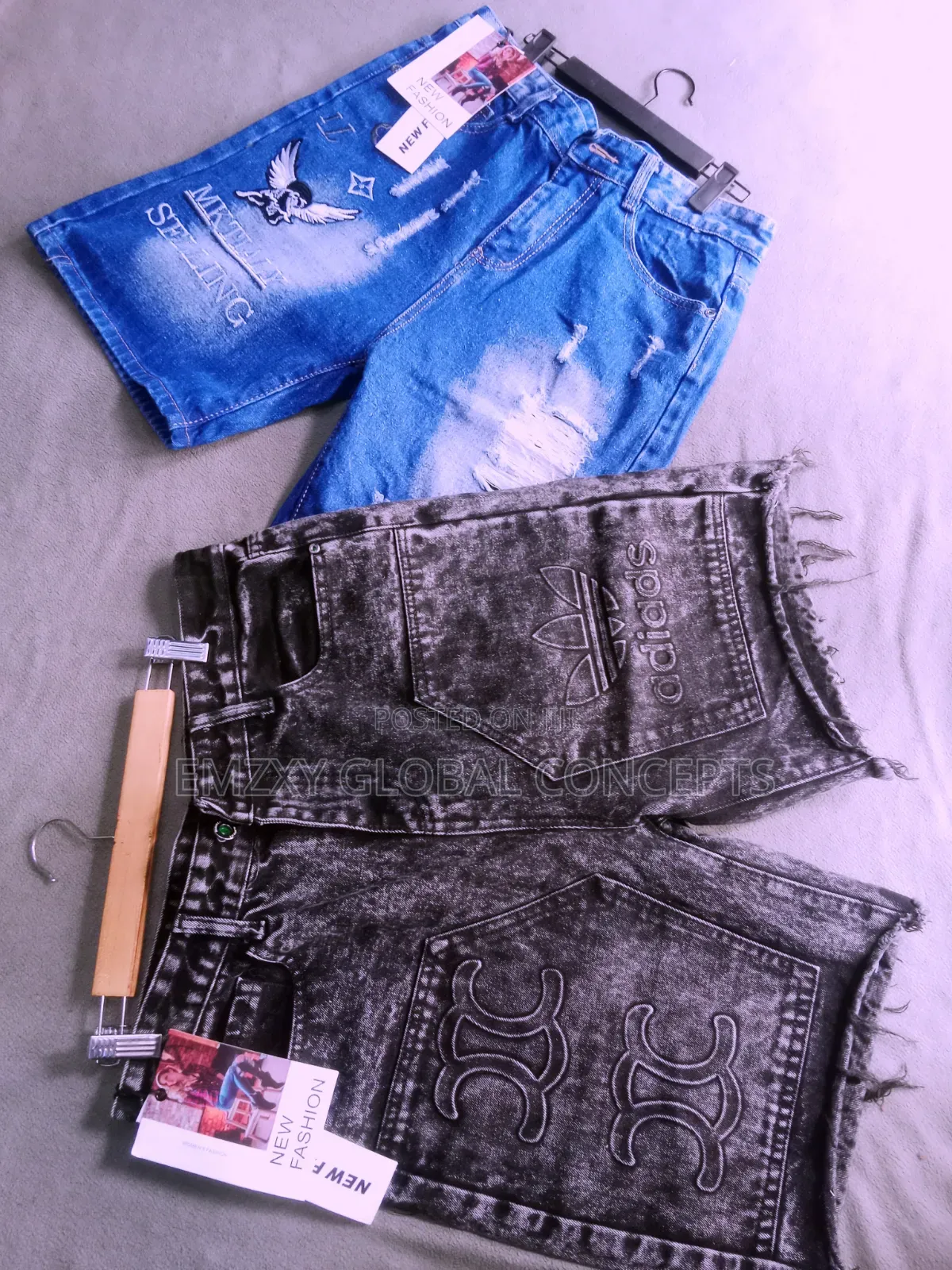 Blue Shorts Denim Jeans