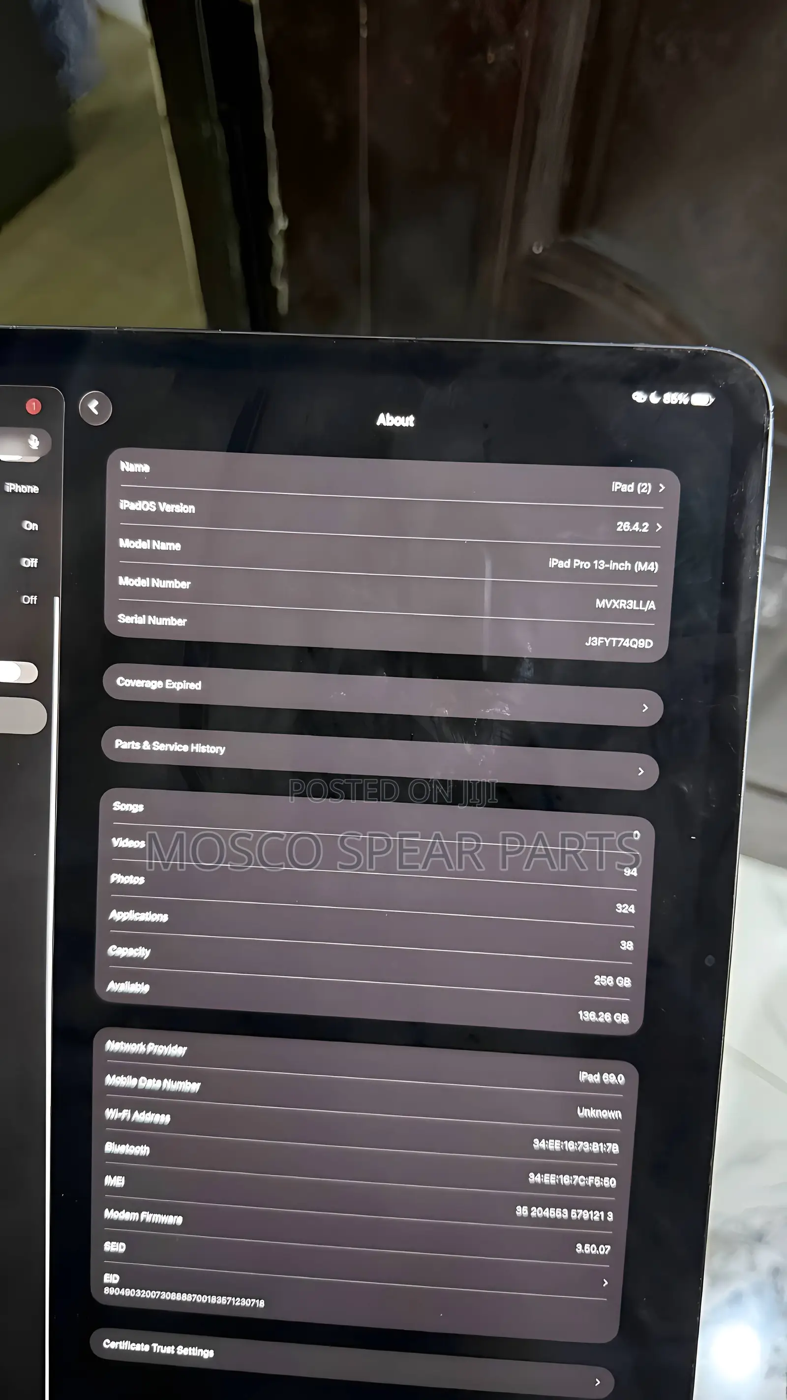 Apple iPad Pro 13 (2024) 256 GB Blue