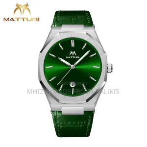 Matturi Leather Wrist Watch