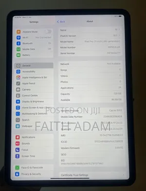 Apple iPad Pro 11 (2022) 128 GB Gray