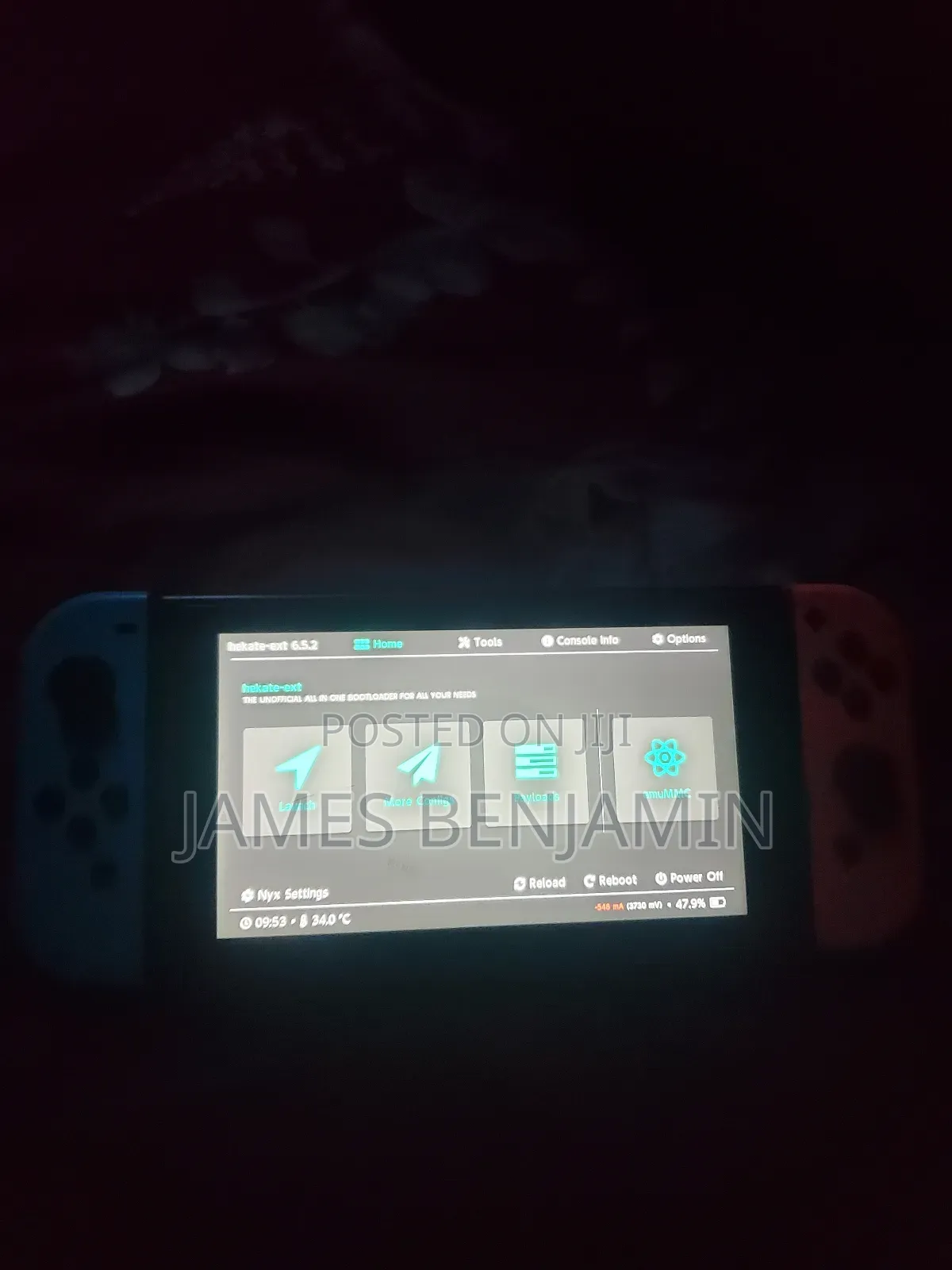 Nintendo Switch Hacked With 7 Games Sd 128gb With All Accessories