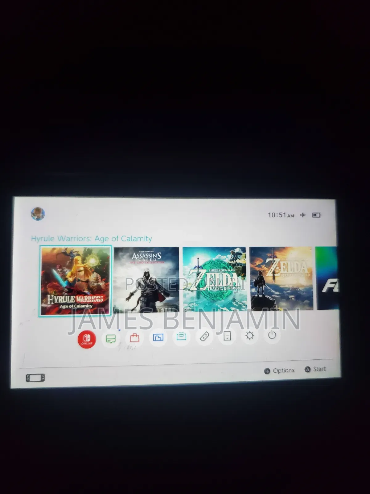 Nintendo Switch Hacked With 7 Games Sd 128gb With All Accessories