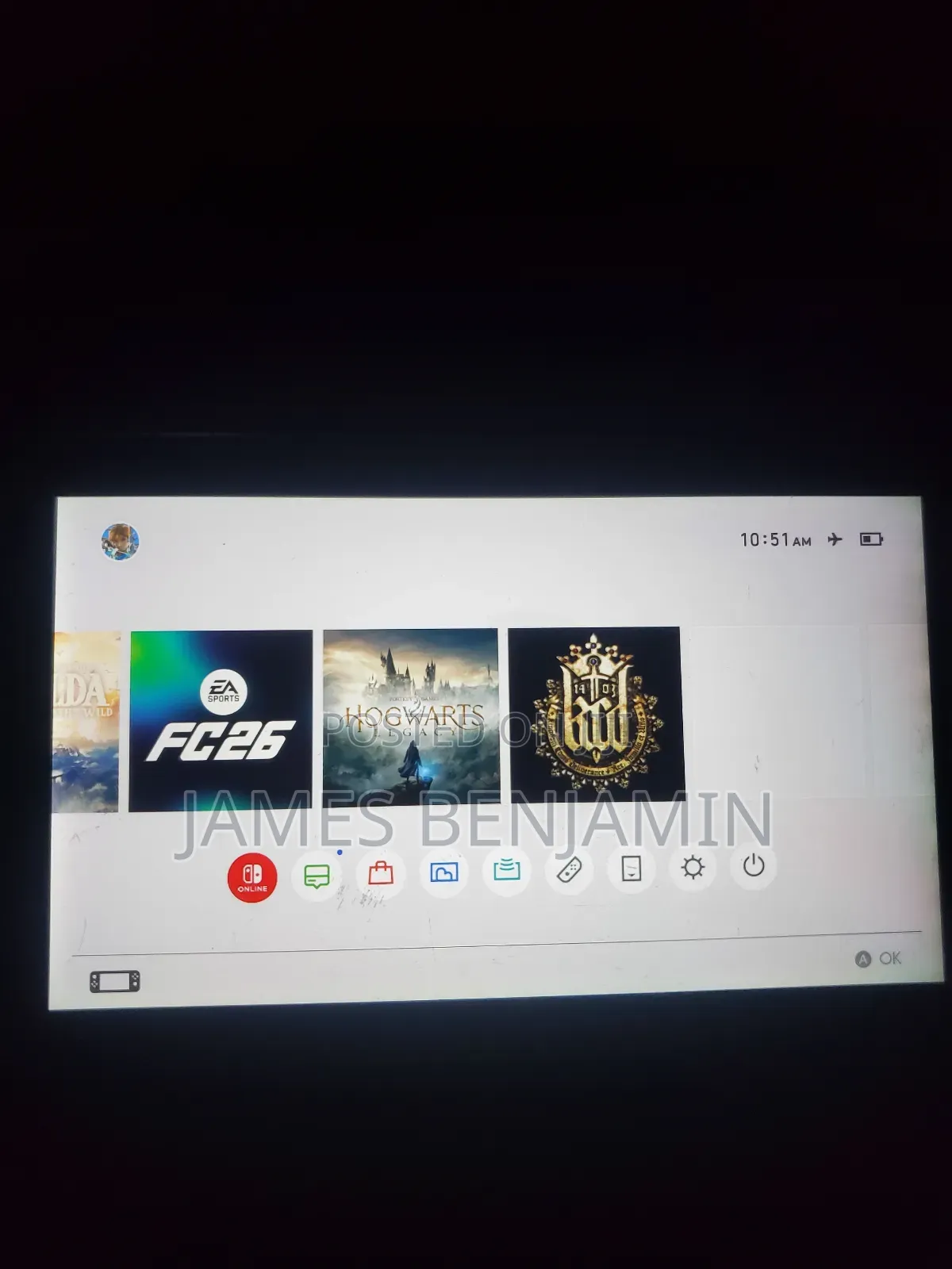 Nintendo Switch Hacked With 7 Games Sd 128gb With All Accessories