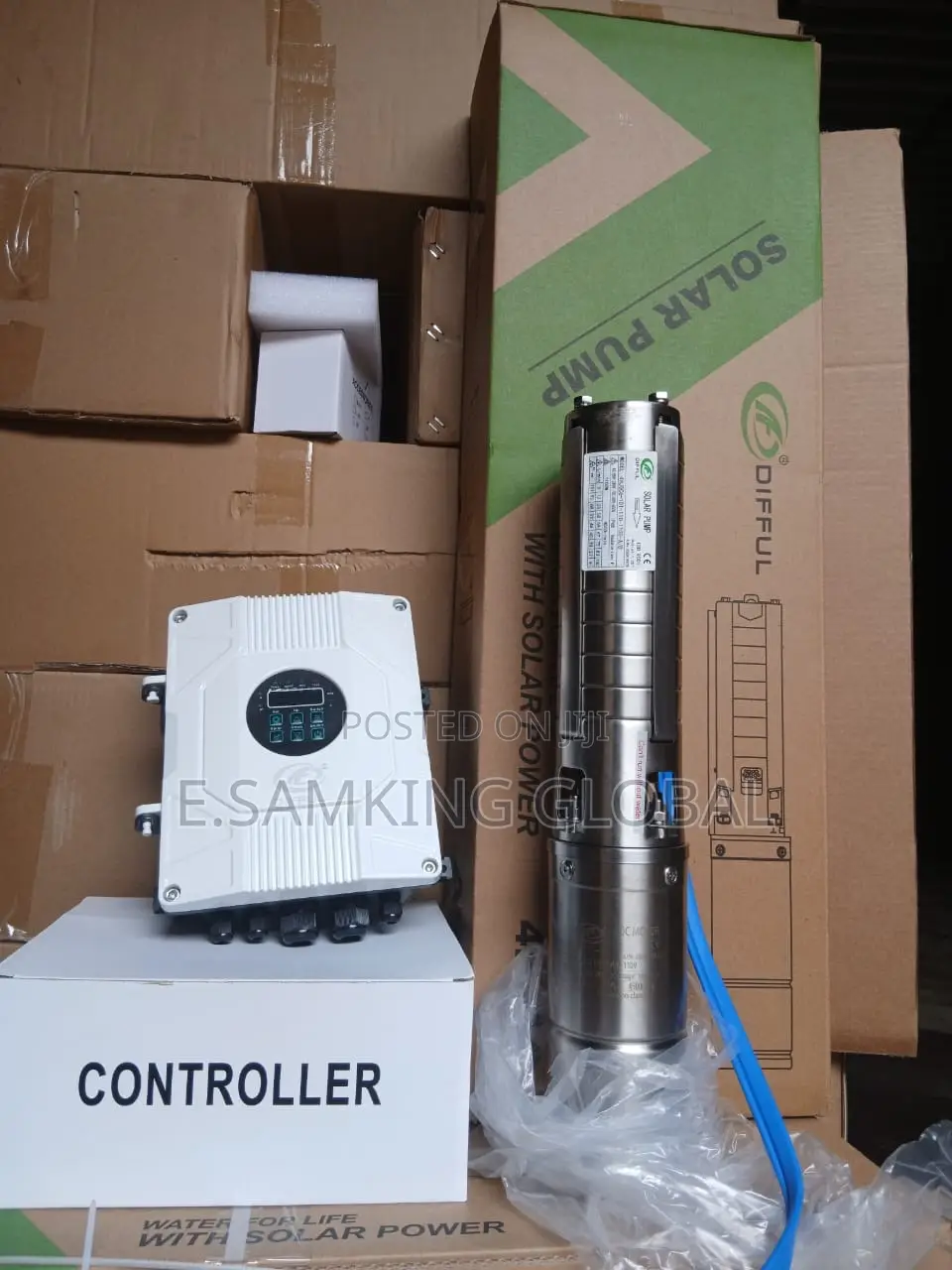 1.5hp Difful Stainless Steel Ac/Dc Solar Pump