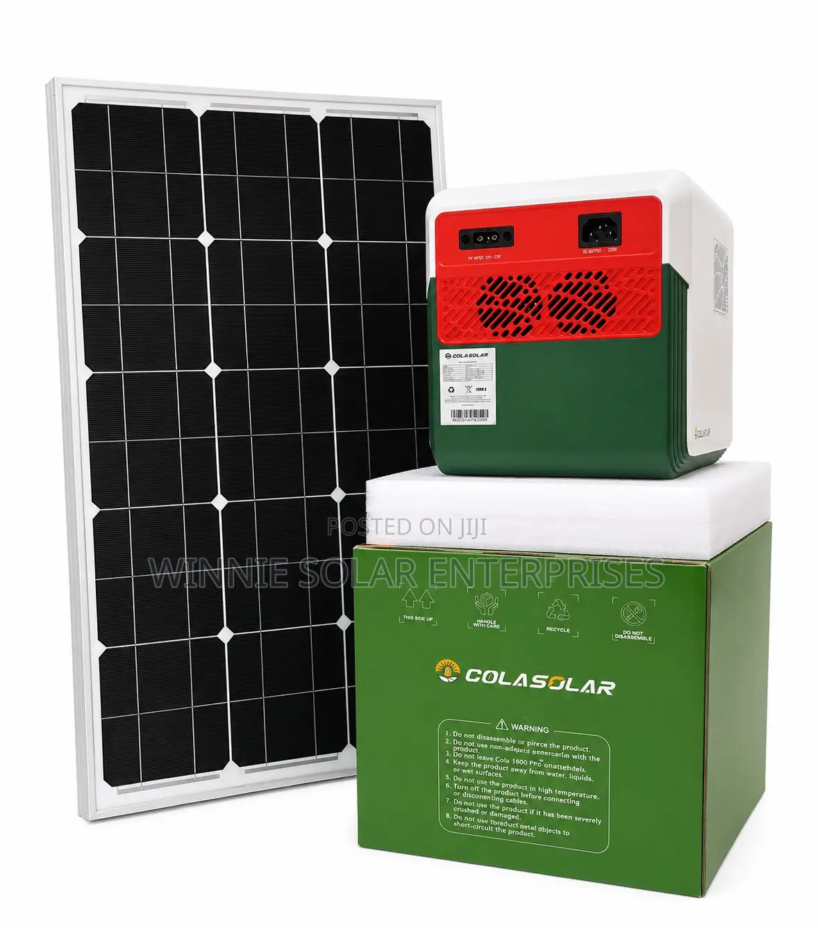 Cola 1000 Pro Solar Generator With 200w Panel