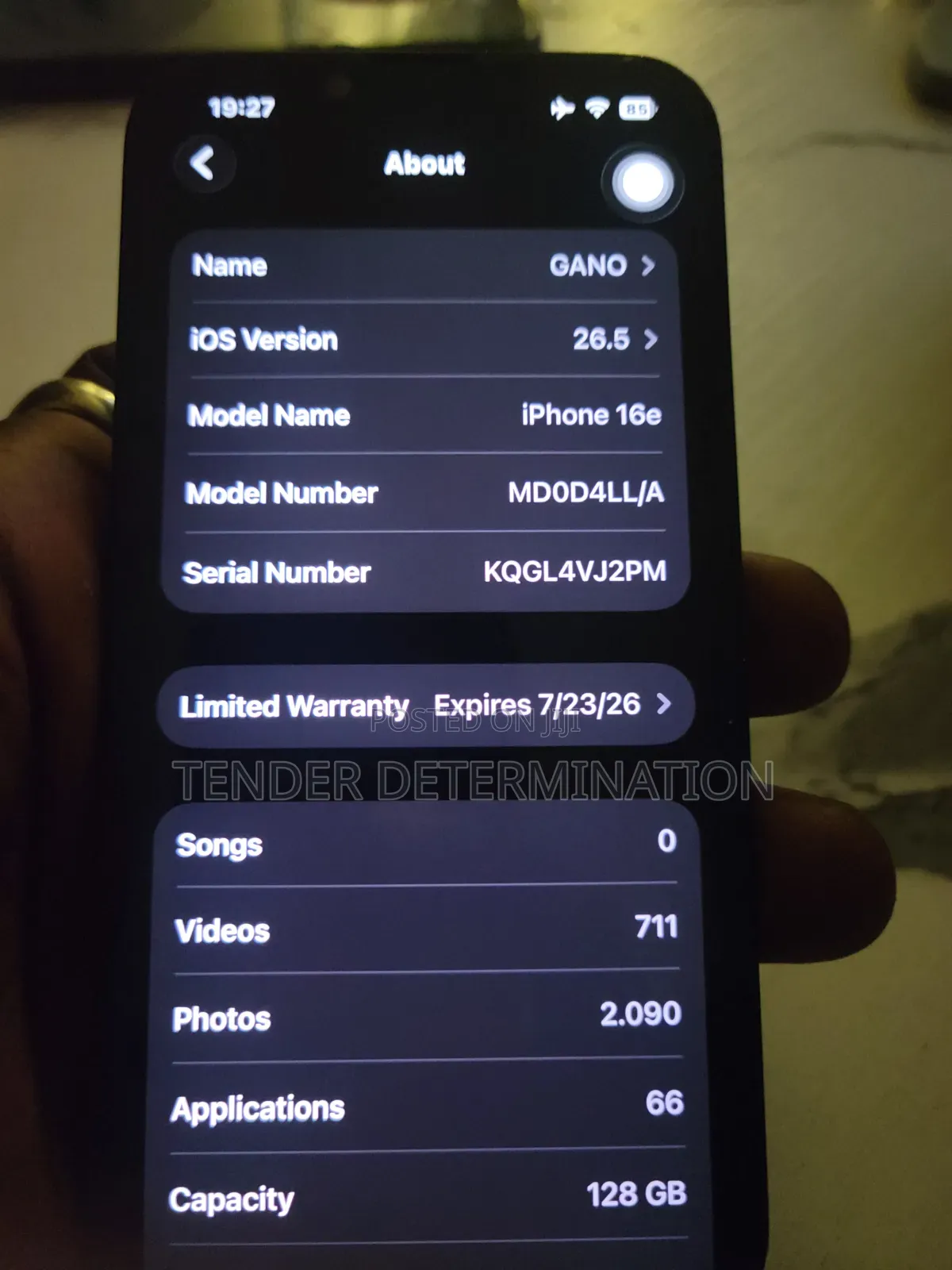 Apple iPhone 16e 128 GB Black