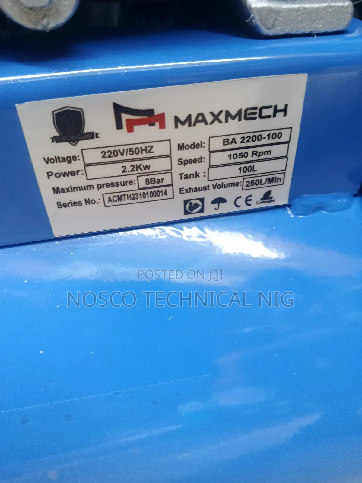 Air Compressor 100liter