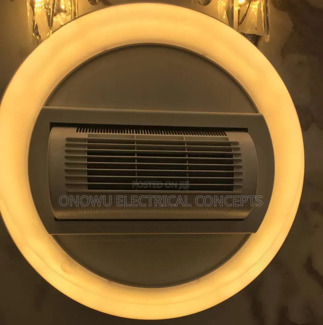 Modern Full Spectrum Bladeless Led Ceiling Fan Lamps Dimmable