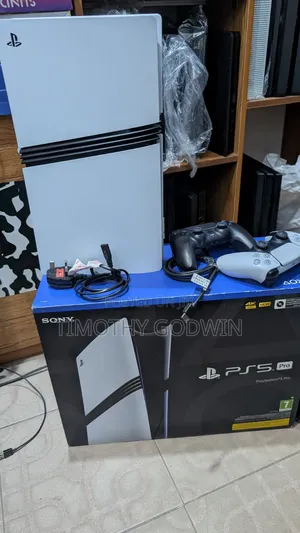 Uk Used Ps5 Pro With Games and 2 Controllers