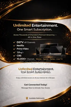 Unlimited Tvs Subscription For 1year