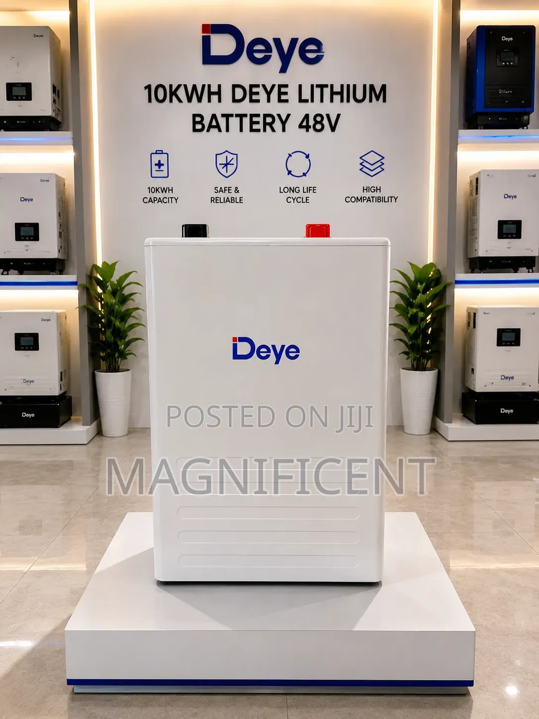 Deye 10kwh Lithium Battery 48v – Long Life Cycle