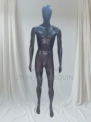 Faceless Black Man Mannequin