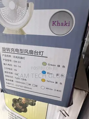 Table Solar Fan