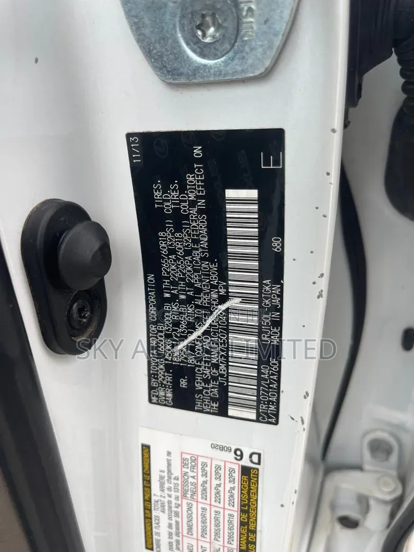 Lexus GX 2014 White