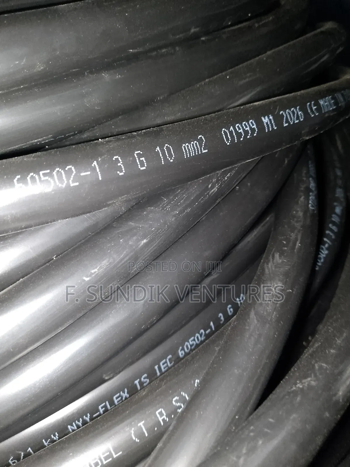 10mm 3core Flexible Cable