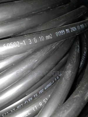 10mm 3core Flexible Cable
