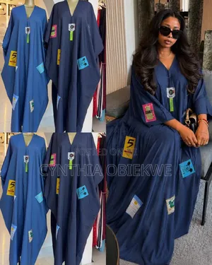High Quality Denim Character Kaftan 