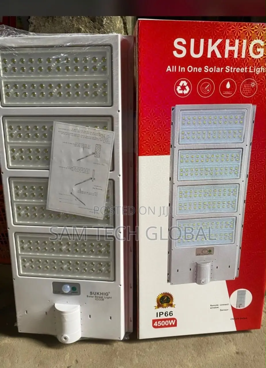 Sukhig 4500w Street Light Solar Powered
