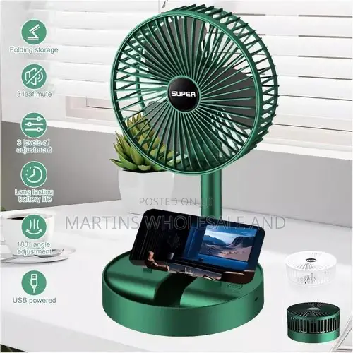 Telescopic Rechargeable Mini Fan