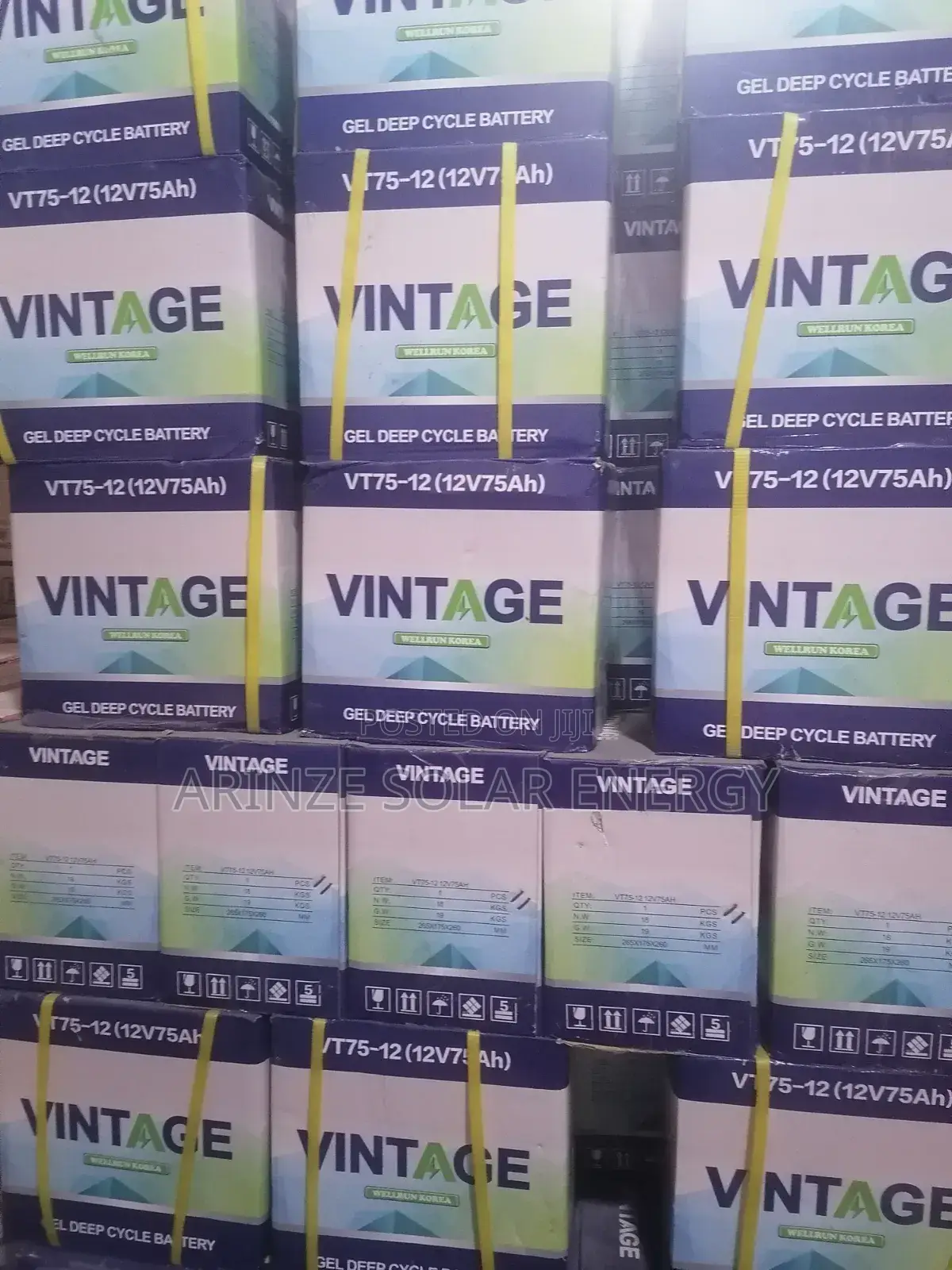 Vintage 75ah 12v Battery