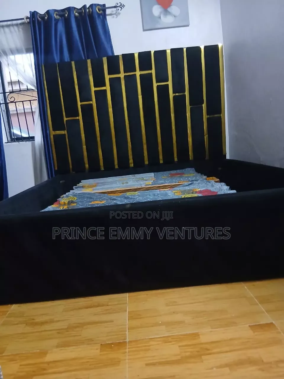 High Upholstered Bed Frame