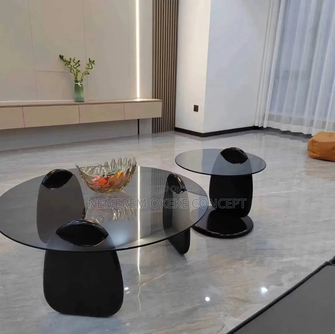 Aesthetic Round Glass Center Table