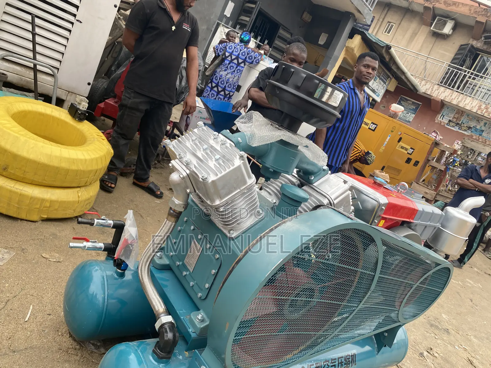 Double Tank Jack Hammer Air Compressor