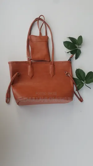 Raw Leather Tote Bag