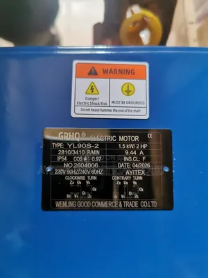 Electric Motor 1.5kw 2hp High Speed Single Phase
