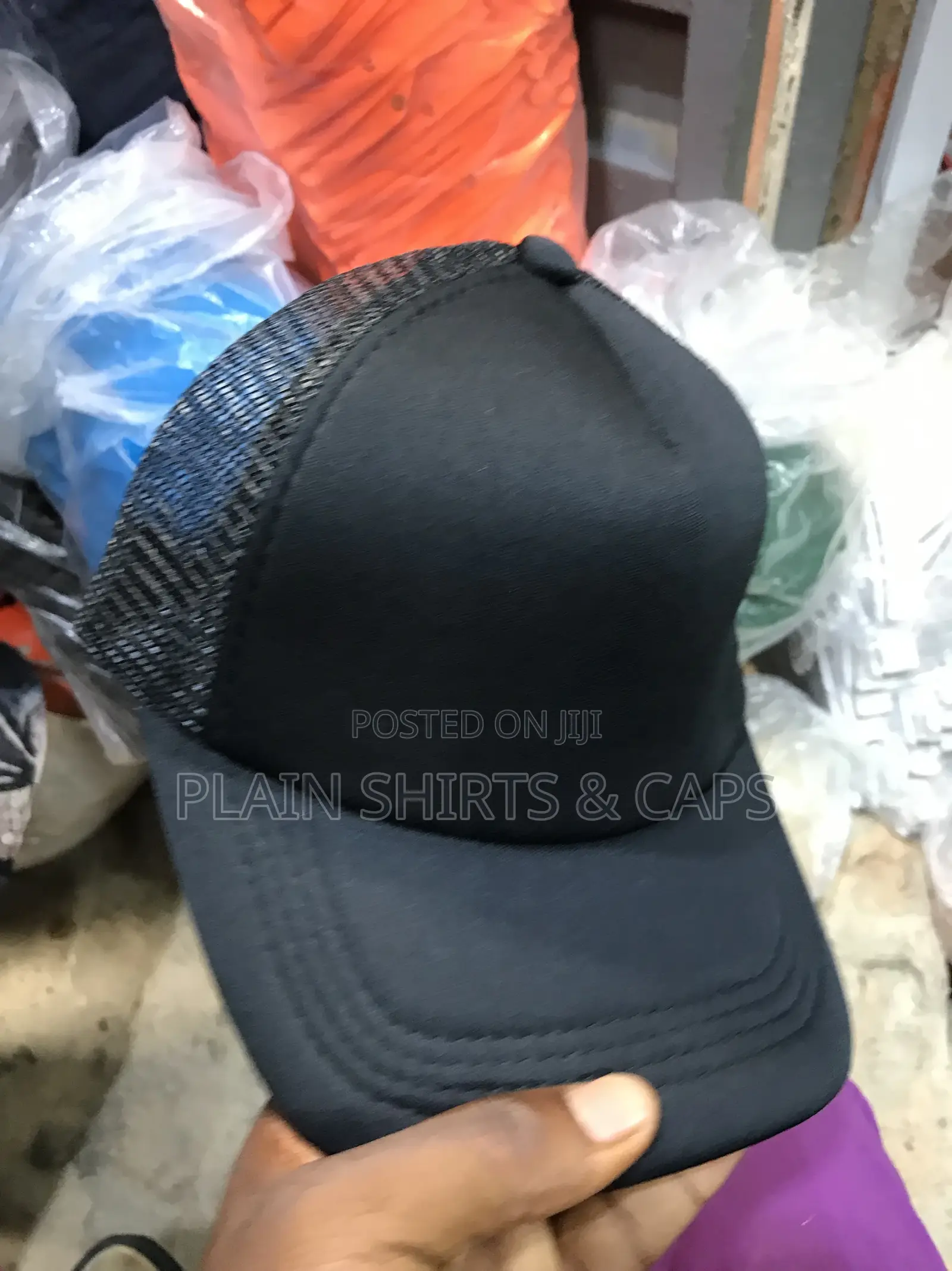 Plain Baseball Cap Face Cap