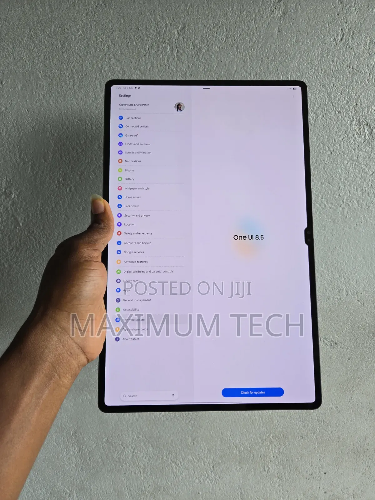 Samsung Galaxy Tab S9 Ultra 256 GB Black