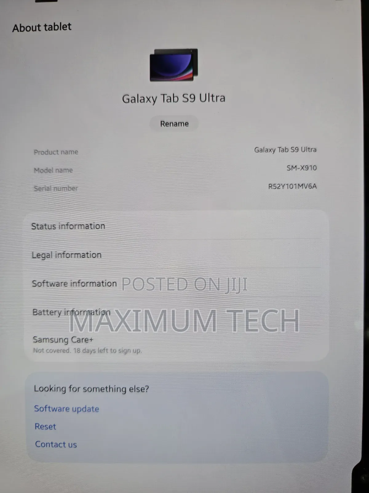 Samsung Galaxy Tab S9 Ultra 256 GB Black
