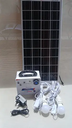 60watts Solar Lighting Kits With 2x5watts Bulbs and 30watt Solar Panel