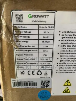 14.3kwh 48v Growth Lithium Ion Battery