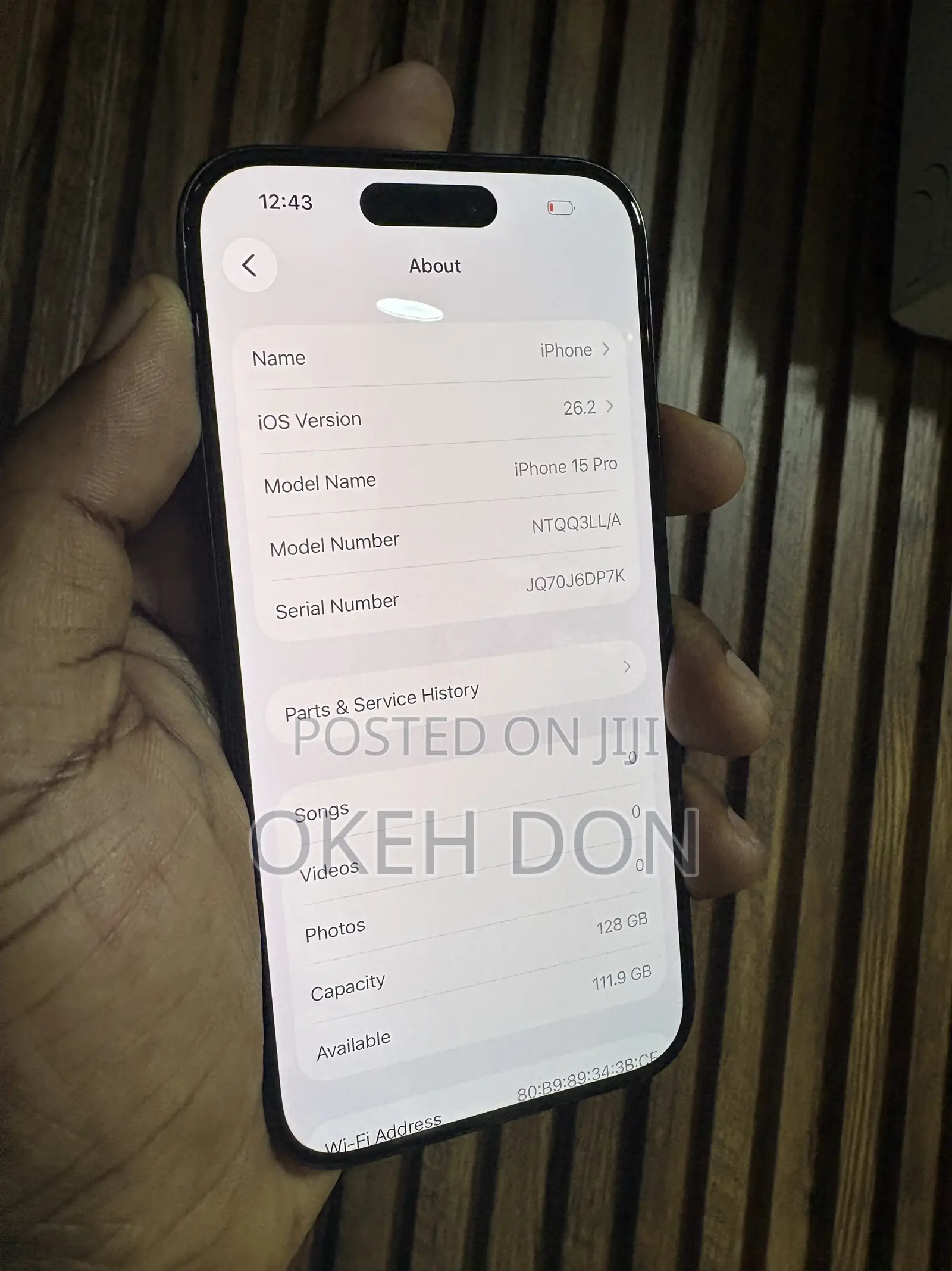 Apple iPhone 15 Pro 128 GB Blue