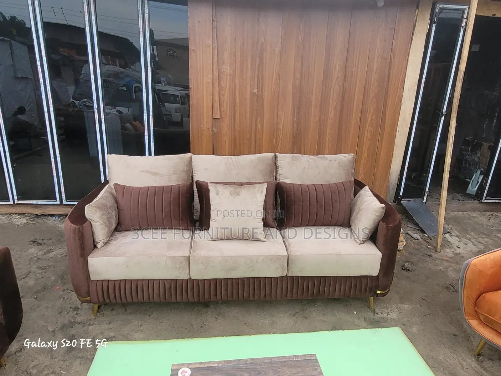 Mixed Colored 7 Sitter Couch