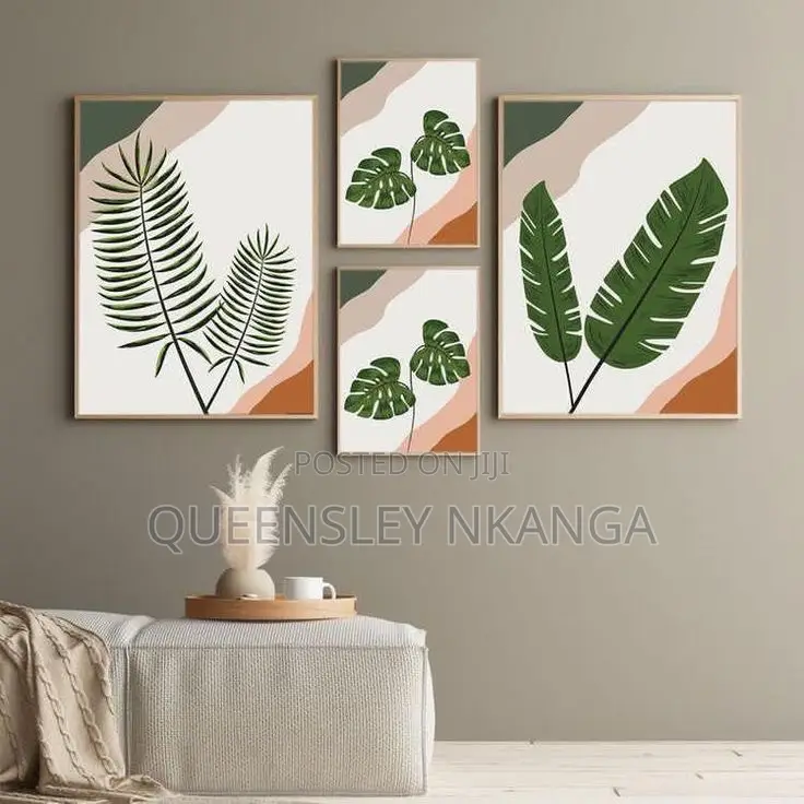 Minimalist Abstract Floater Frame Wall Art