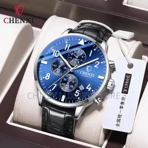 Chenxi Quality Men Genuine Leather Wristwatch