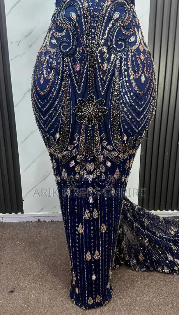 Embroidered Beaded Lace