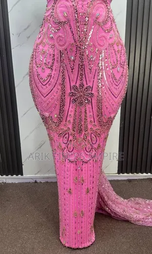 Embroidered Beaded Lace