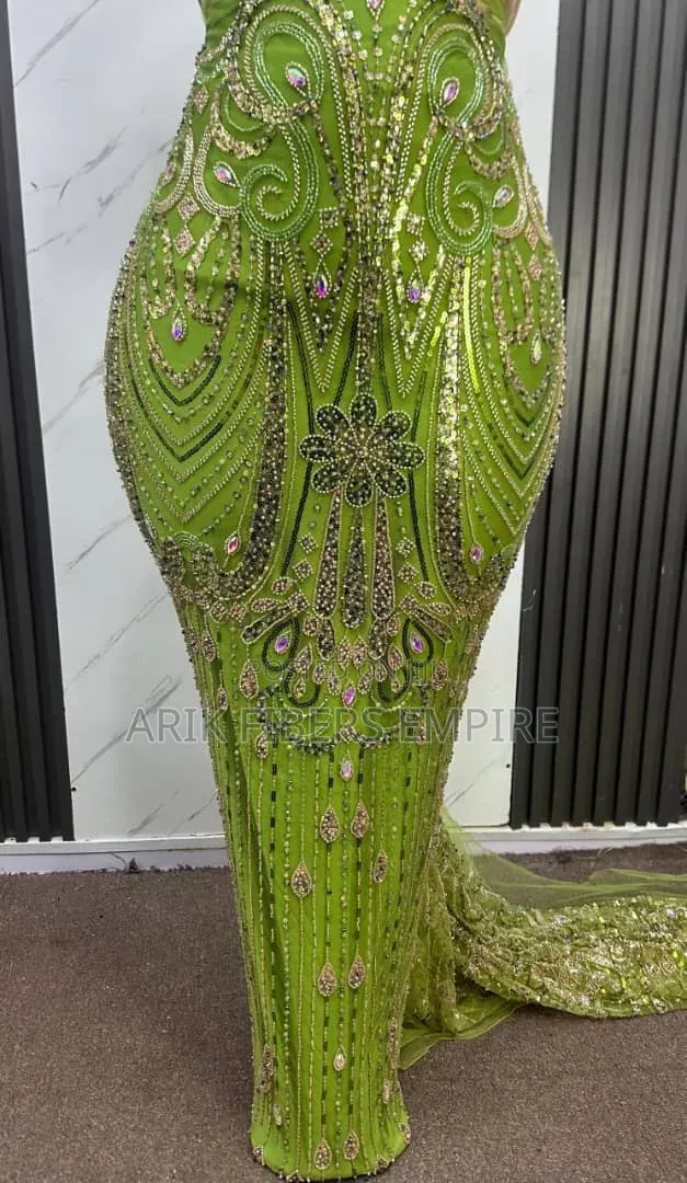Embroidered Beaded Lace