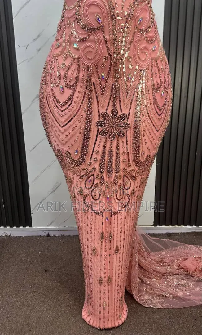 Embroidered Beaded Lace